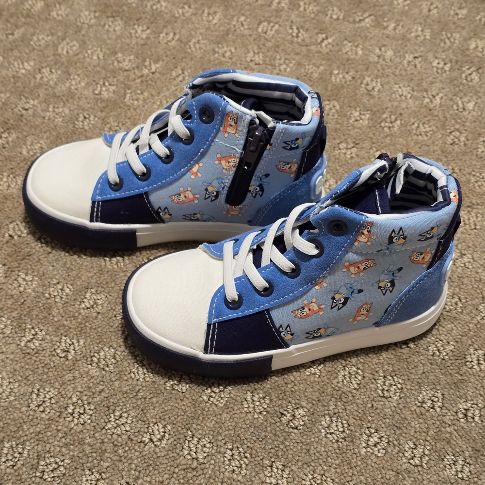 Bluey High Top Sneakers Little Kid Size 10 New